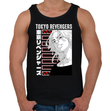 PRINTFASHION Tokyo Revengers - Férfi atléta - Fekete atléta, trikó