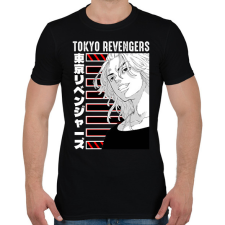 PRINTFASHION Tokyo Revengers - Férfi póló - Fekete férfi póló