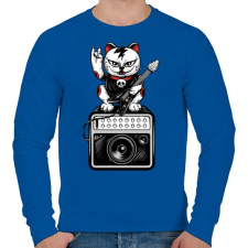 PRINTFASHION Toljuk...  - Férfi pulóver - Királykék férfi pulóver, kardigán