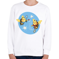 PRINTFASHION Tollasozó méhecskék - Gyerek pulóver - Fehér