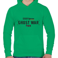 PRINTFASHION Tom Clancy's Ghost Recon WAR - Férfi kapucnis pulóver - Zöld