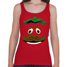 PRINTFASHION Tomatohead - Női atléta - Cseresznyepiros