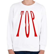 PRINTFASHION TOP 5% - Gyerek pulóver - Fehér