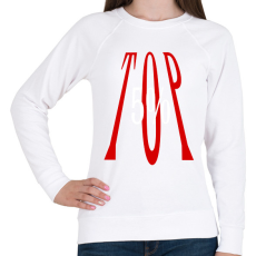 PRINTFASHION TOP 5% - Női pulóver - Fehér