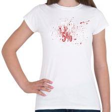PRINTFASHION Top 5% - The perfect mindset. - Női póló - Fehér női póló