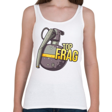 PRINTFASHION top frag - Női atléta - Fehér