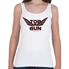 PRINTFASHION TOP GUN - Női atléta - Fehér női trikó