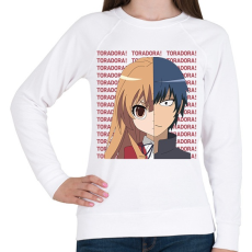 PRINTFASHION Toradora! - Női pulóver - Fehér