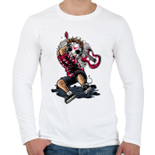 PRINTFASHION Törd meg a csendet! - Férfi hosszú ujjú póló - Fehér férfi póló