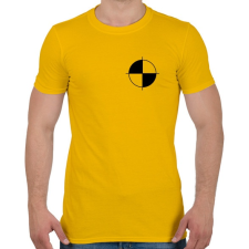 PRINTFASHION töresteszt - Férfi póló - Sárga férfi póló