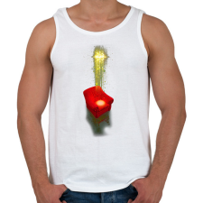 PRINTFASHION Török Edina 01 - Férfi atléta - Fehér atléta, trikó