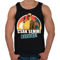 PRINTFASHION Torrente - Csak semmi buzulás! - Férfi atléta - Fekete