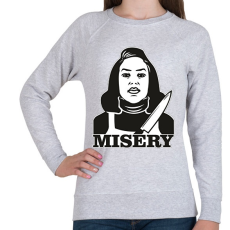 PRINTFASHION Tórtúra - Női pulóver - Sport szürke