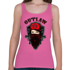 PRINTFASHION Törvényen kívüli - Női atléta - Rózsaszín női trikó