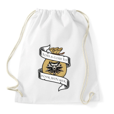 PRINTFASHION Toss a coin to your Witcher - Sportzsák, Tornazsák - Fehér tornazsák