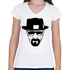 PRINTFASHION Totál szívás - Női V-nyakú póló - Fehér