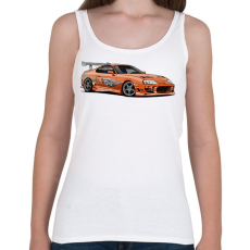 PRINTFASHION Toyota supra  - Női atléta - Fehér