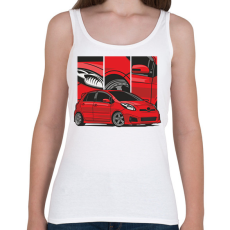 PRINTFASHION Toyota Yaris - Női atléta - Fehér