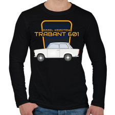 PRINTFASHION TRABANT 601 - ezzel kezdtem - Férfi hosszú ujjú póló - Fekete férfi póló
