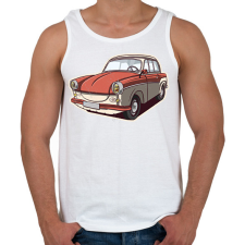 PRINTFASHION Trabant - Férfi atléta - Fehér atléta, trikó