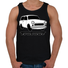 PRINTFASHION Trabant - Férfi atléta - Fekete atléta, trikó