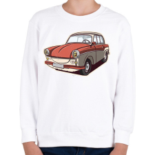 PRINTFASHION Trabant - Gyerek pulóver - Fehér gyerek pulóver, kardigán