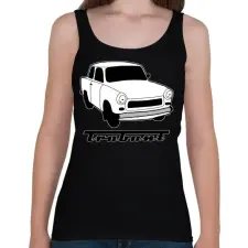 PRINTFASHION Trabant - Női atléta - Fekete női trikó