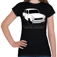 PRINTFASHION Trabant - Női póló - Fekete
