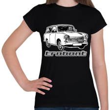 PRINTFASHION trabant - Női póló - Fekete női póló