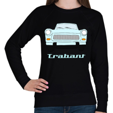 PRINTFASHION Trabant - Női pulóver - Fekete női pulóver, kardigán