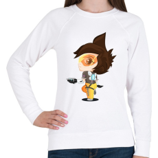 PRINTFASHION tracer - Női pulóver - Fehér