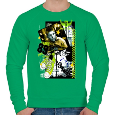 PRINTFASHION TRADE 89 - Férfi pulóver - Zöld férfi pulóver, kardigán