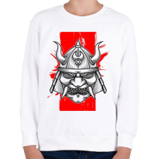 PRINTFASHION Tradicional facemask - Gyerek pulóver - Fehér gyerek pulóver, kardigán