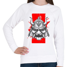 PRINTFASHION Tradicional facemask - Női pulóver - Fehér női pulóver, kardigán