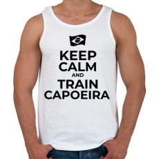 PRINTFASHION TRAIN CAPOEIRA 3 - Férfi atléta - Fehér