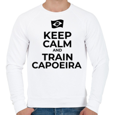 PRINTFASHION TRAIN CAPOEIRA 3 - Férfi pulóver - Fehér férfi pulóver, kardigán
