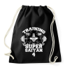 PRINTFASHION Training to go super saiyan 4 - Sportzsák, Tornazsák - Fekete