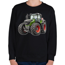 PRINTFASHION Traktor - Gyerek pulóver - Fekete gyerek pulóver, kardigán