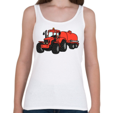 PRINTFASHION Traktor  - Női atléta - Fehér női trikó