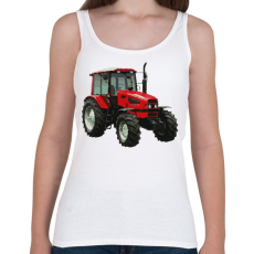 PRINTFASHION Traktor - Női atléta - Fehér