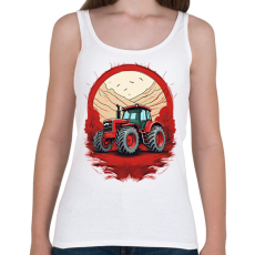 PRINTFASHION Traktor - Női atléta - Fehér