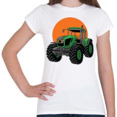 PRINTFASHION Traktor - Női póló - Fehér