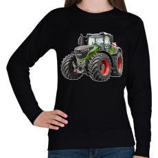 PRINTFASHION Traktor - Női pulóver - Fekete