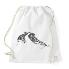 PRINTFASHION Traktor nyom - Sportzsák, Tornazsák - Fehér tornazsák