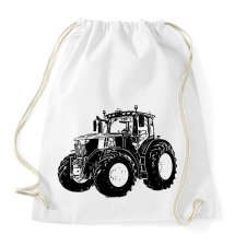PRINTFASHION traktor - Sportzsák, Tornazsák - Fehér tornazsák