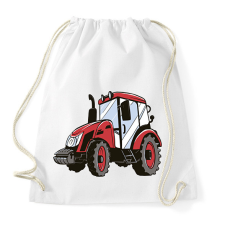 PRINTFASHION Traktor - Sportzsák, Tornazsák - Fehér tornazsák