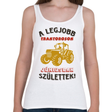PRINTFASHION Traktoros szülinapja június - Női atléta - Fehér