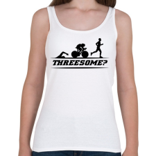 PRINTFASHION Triatlon - Női atléta - Fehér női trikó