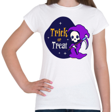 PRINTFASHION Trick or Treat 2 - Női póló - Fehér női póló