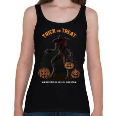 PRINTFASHION Trick or Treat demogorgon - Női atléta - Fekete